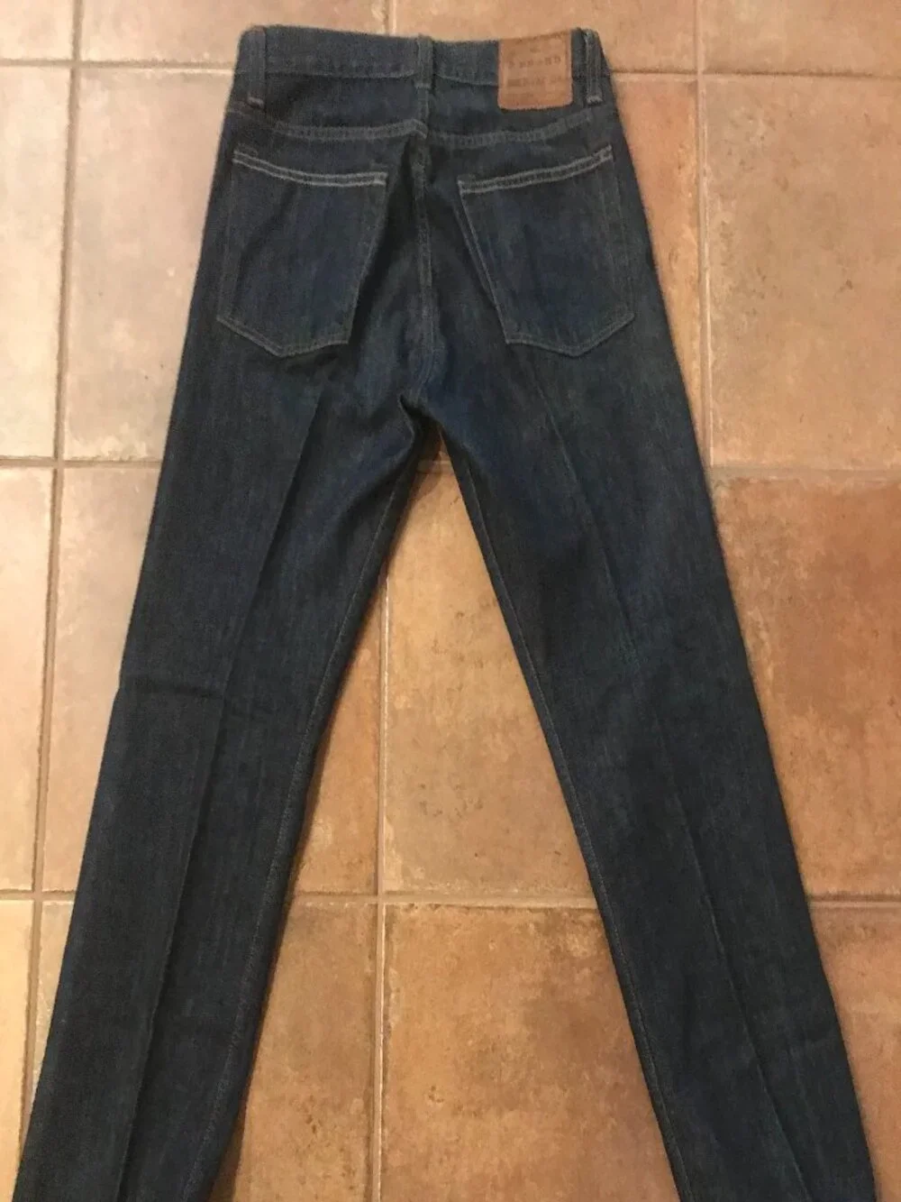 J Brand Men’s Slim Straight Dark Denim Jeans 34x33 Made USA NWOT